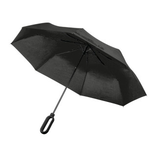 Zložljiv dežnik z gumiranim ročajem s karabinom 96cm Erding 088503