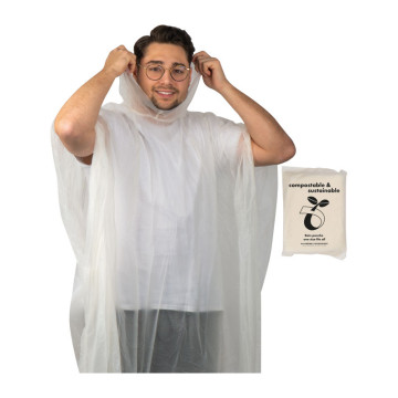 Dežni pončo iz biorazgradljivega materiala - primerno za kompostiranje ECO poncho 188266