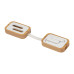 Brezžične bluetooth slušalke v leseni polnilni postaji AirBuds Barcelona, beige 257913