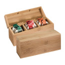Lesena škatla za čaj in čajne vrečke - Tea box Damaskus 331801