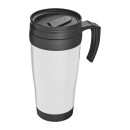 Plastična termo skodelica s pokrovom in ročajem 400ml Fort Worth 561006