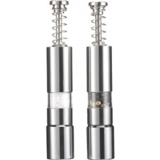 Stainless steel salt and pepper mill Annalena, silver
