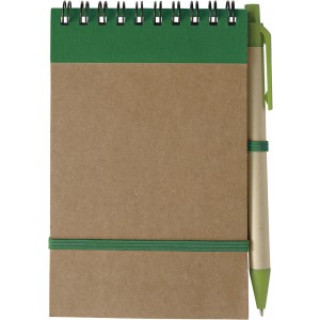Cardboard notebook Emory, green