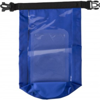 Polyester (210T) watertight bag Pia, cobalt blue