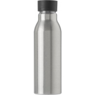 Aluminium bottle Carlton, black